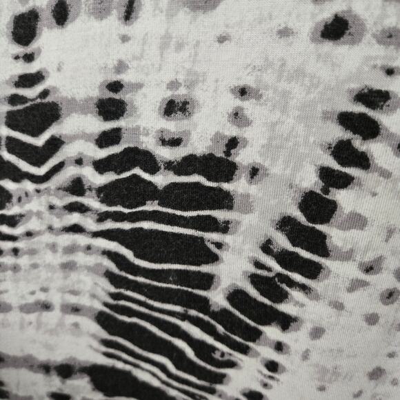 Bryn Walker Short Sleeve Asymmetric Hem Shift Dress, Tie Dye Pattern, Size Small - Picture 4 of 9